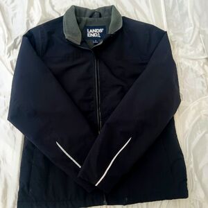 Lands End Women's Black Jacket Sz Sm